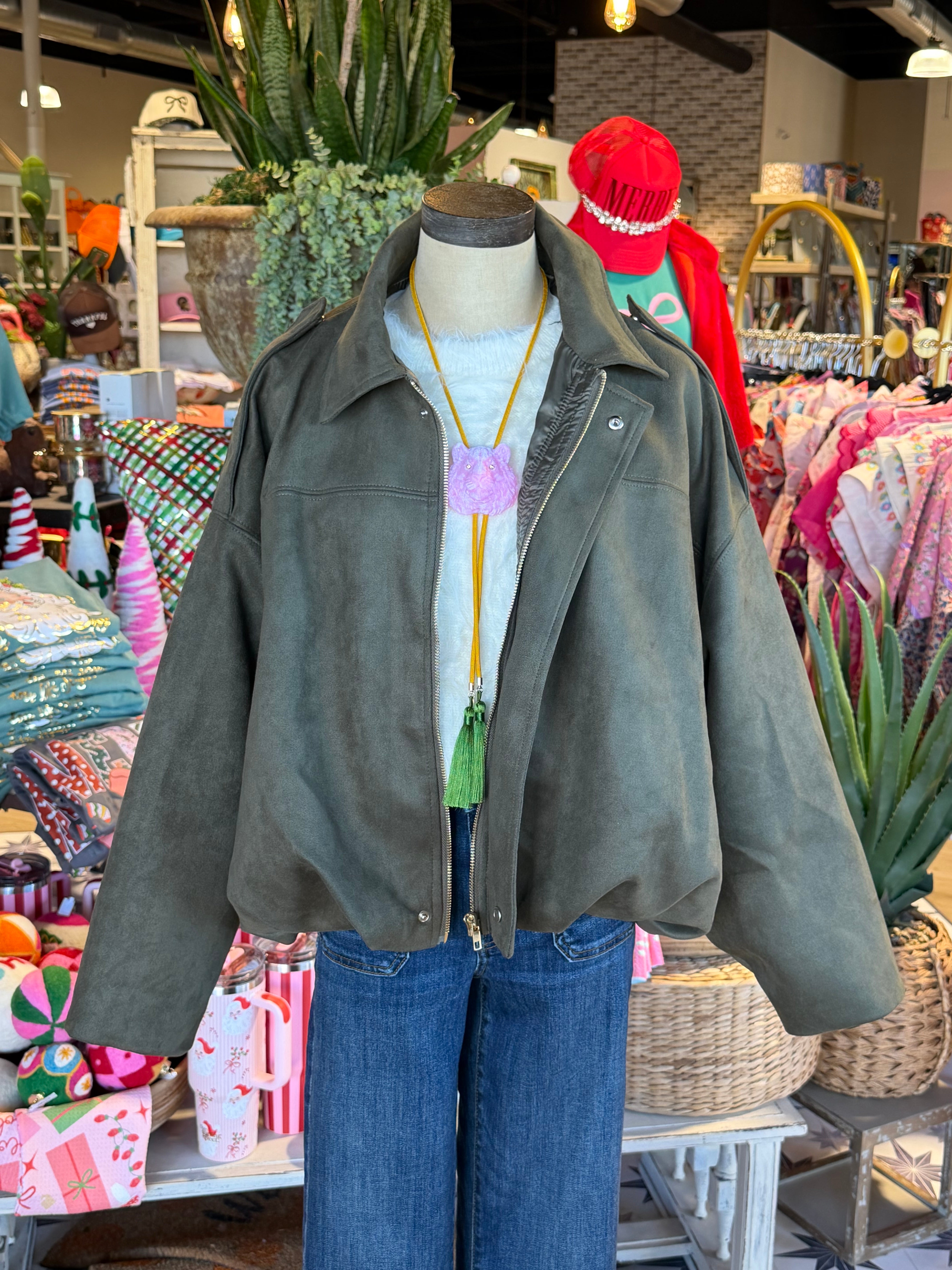 Olivia Suede Jacket