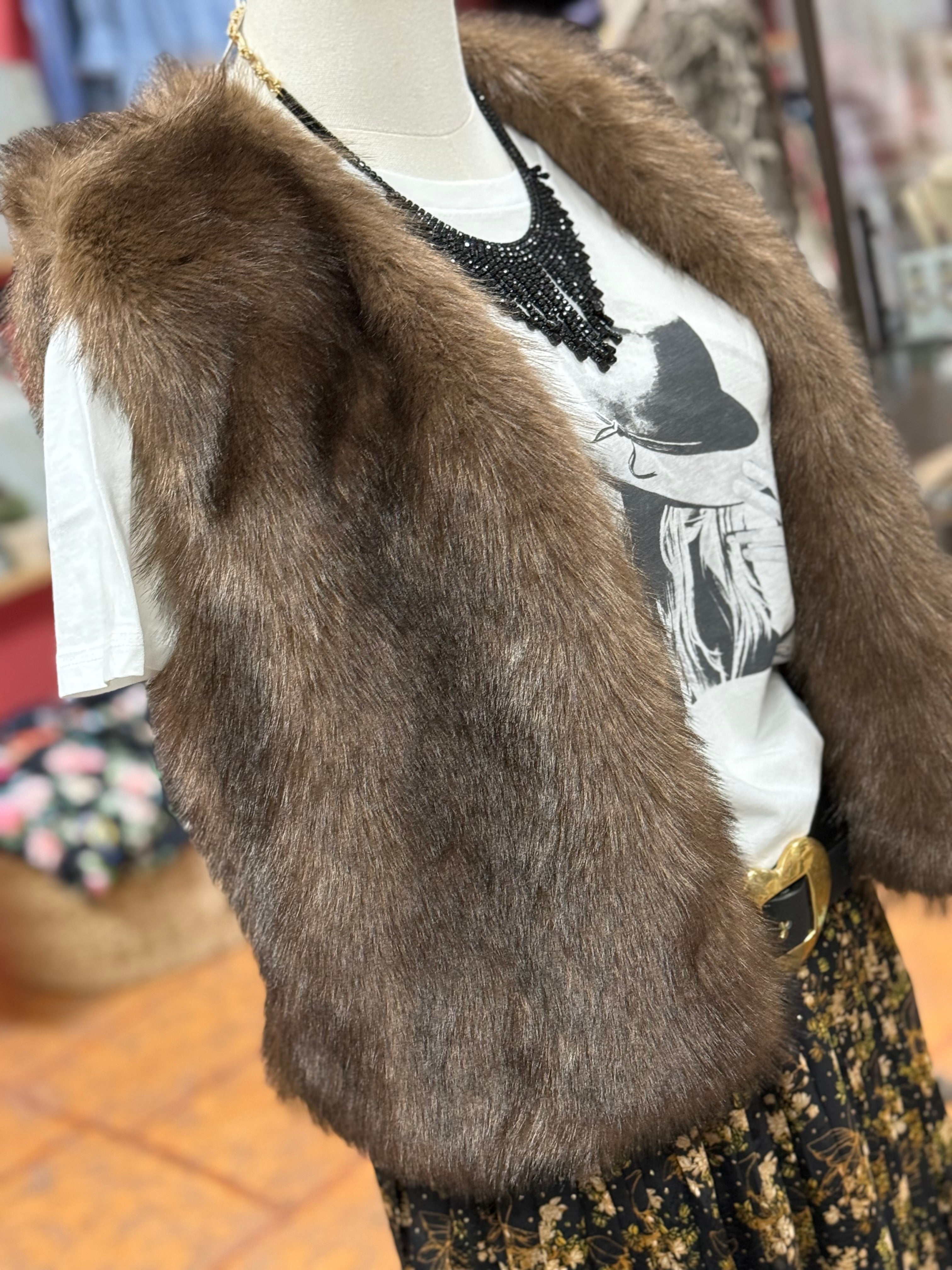 Roxy Fur Vest