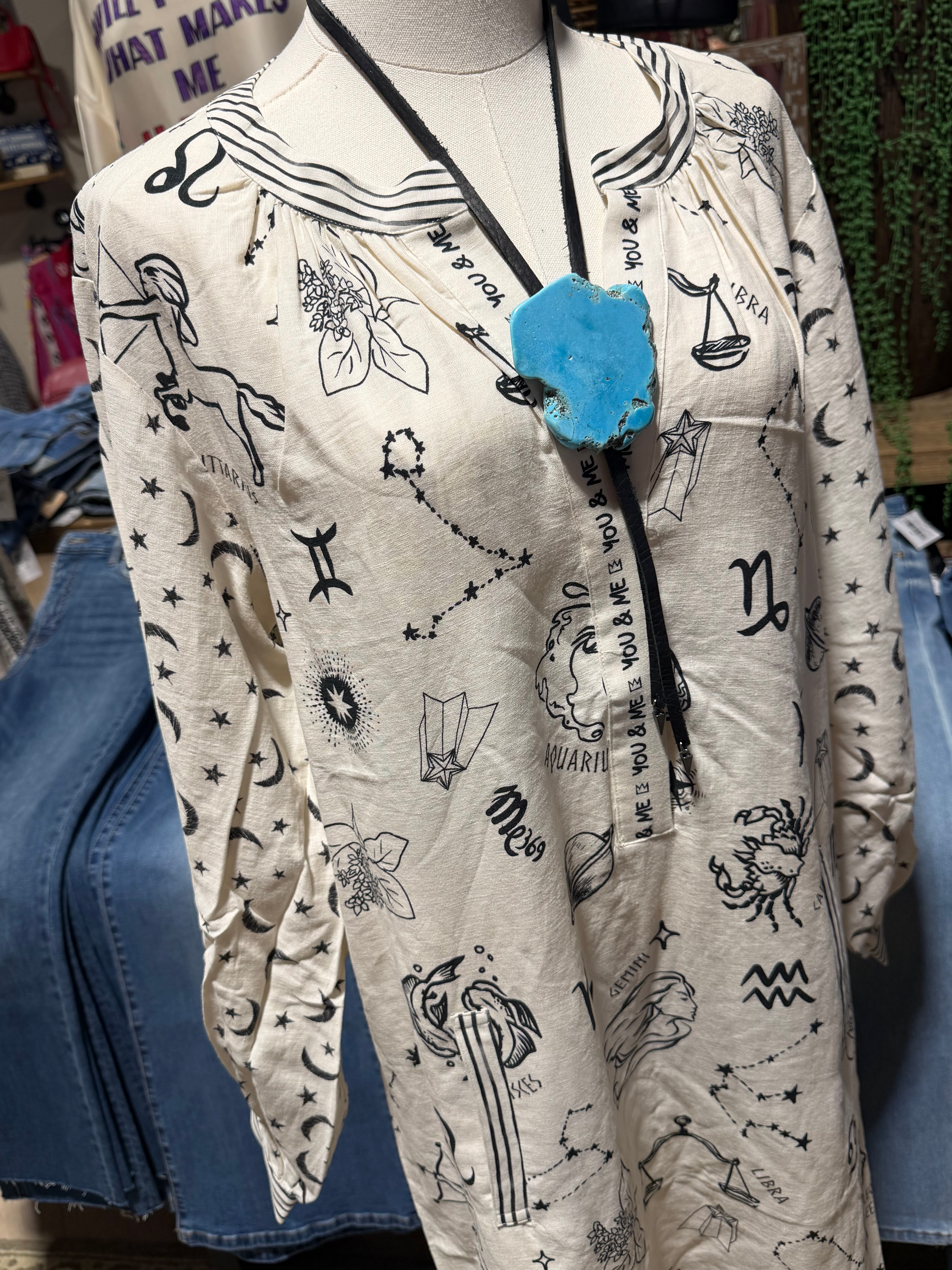 Zodiac Dress  The Golden Antler Boutique