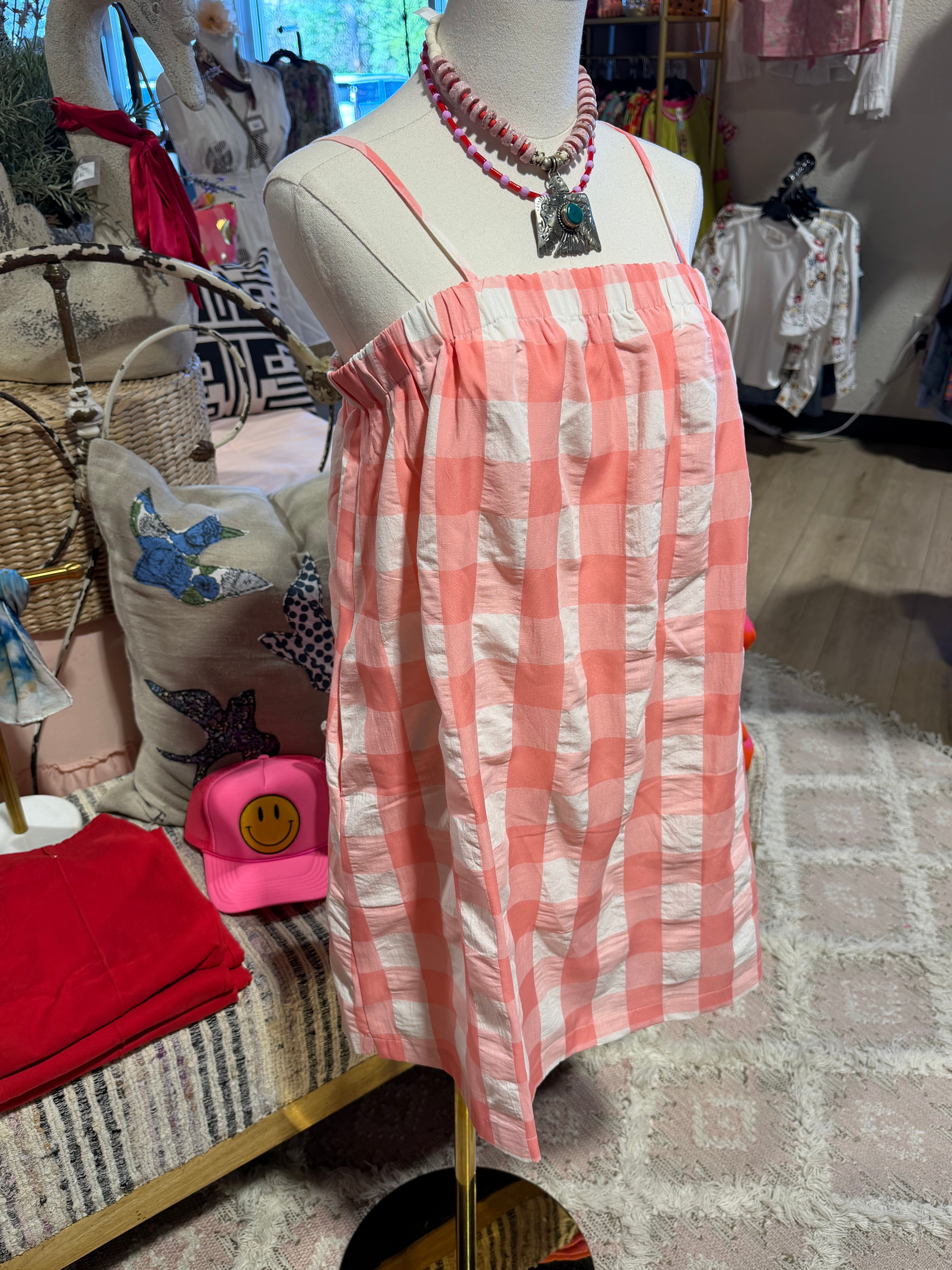 PLAID Cami Dress