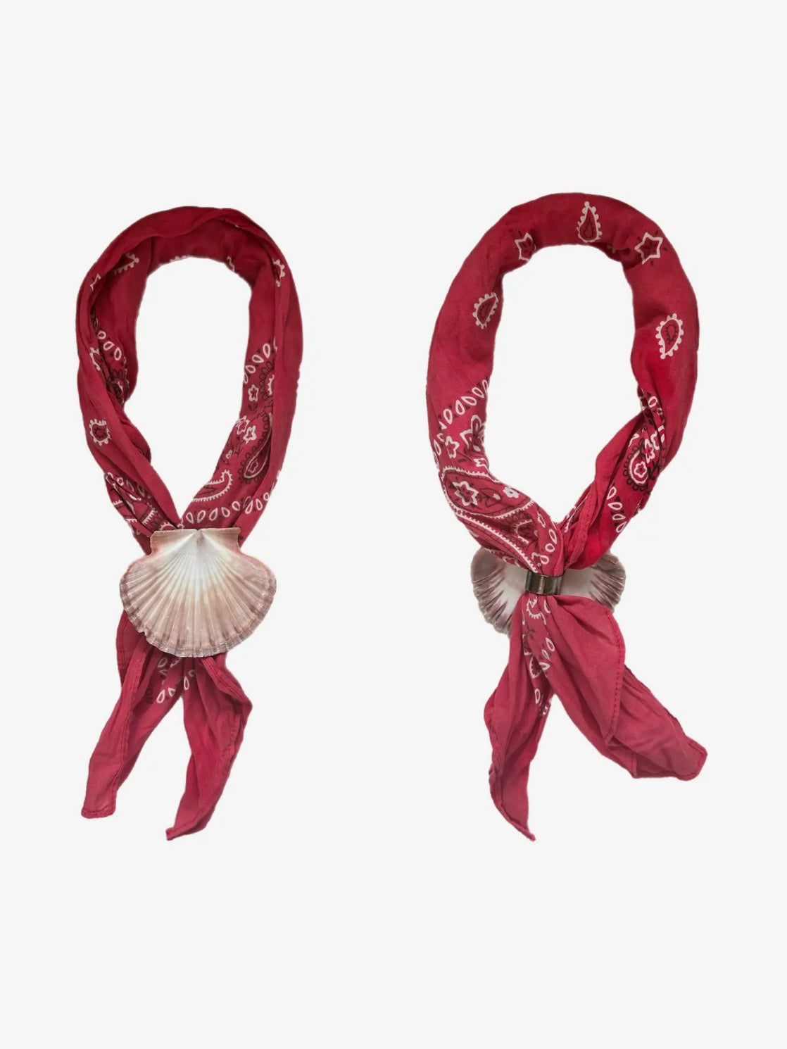 Sea Shell Bandana Scarf Ring