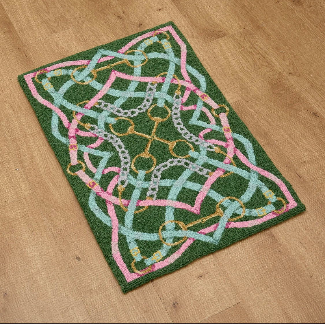 Preppy Equestrian Hook Rug
