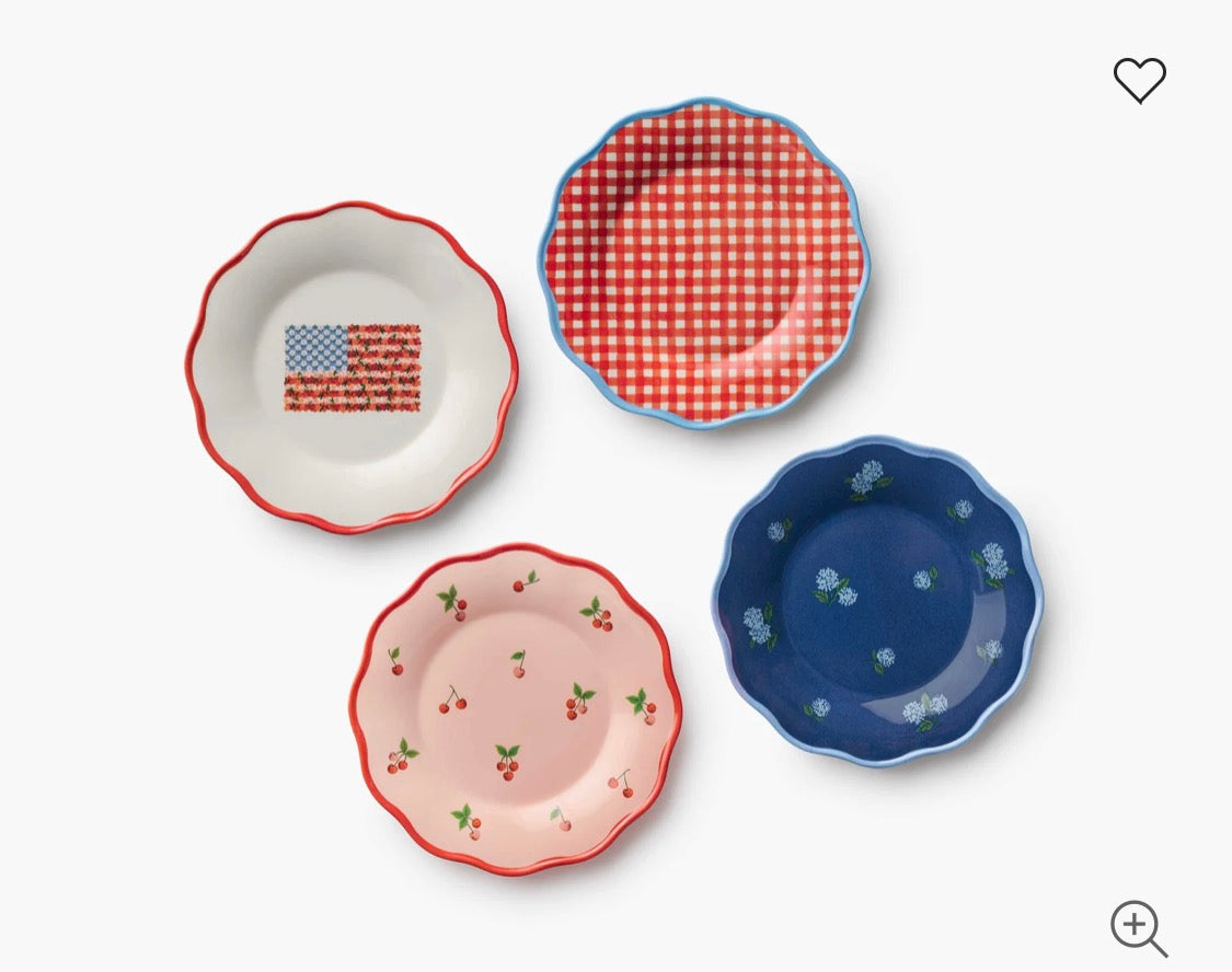 Americana Dessert Plates