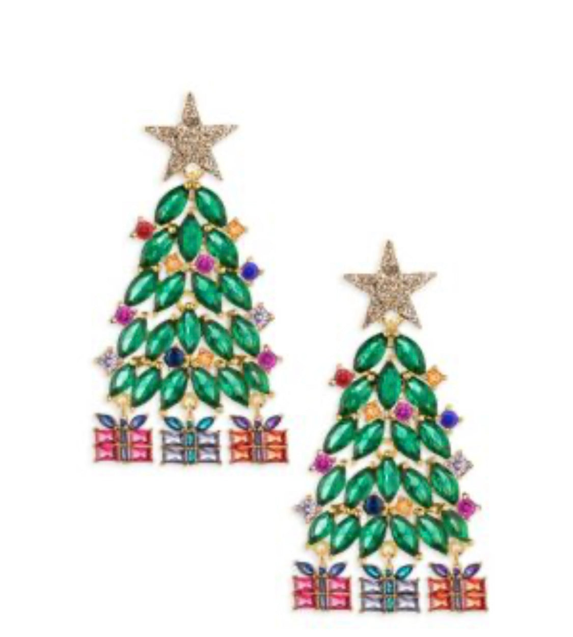 Christmas Tree Earrings