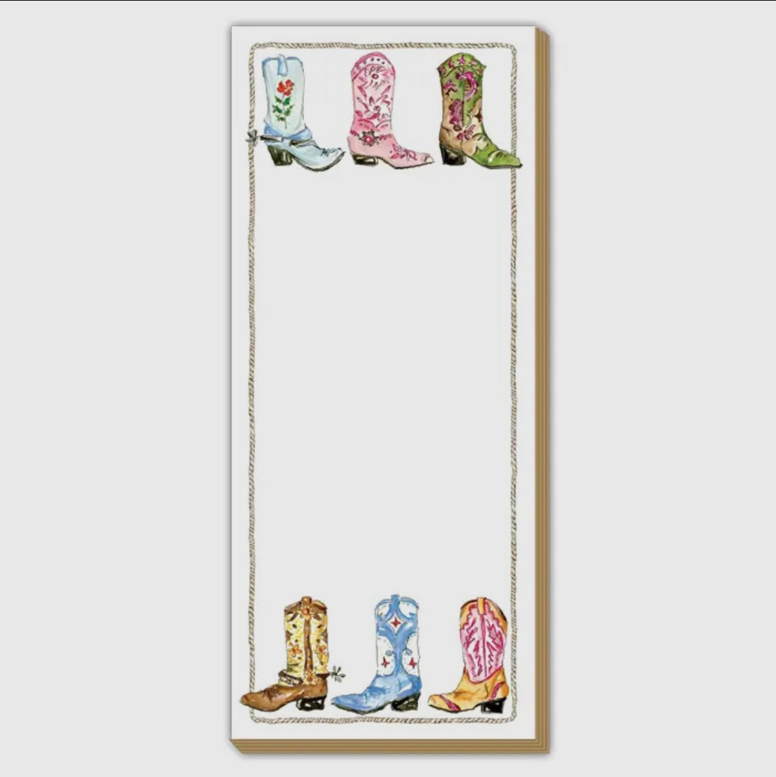 Cowboy Boots NotePad