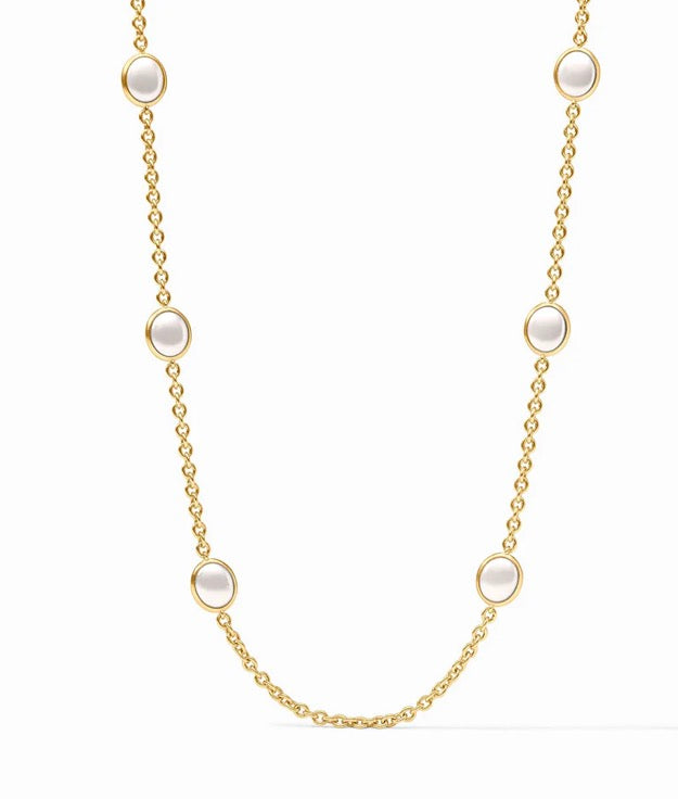 Laguna Stone Pearl Necklace