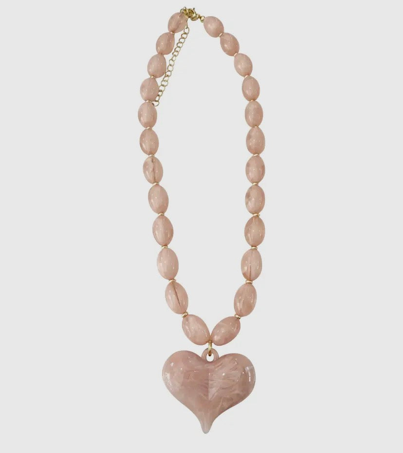 Roxie Colored Heart Nexklace