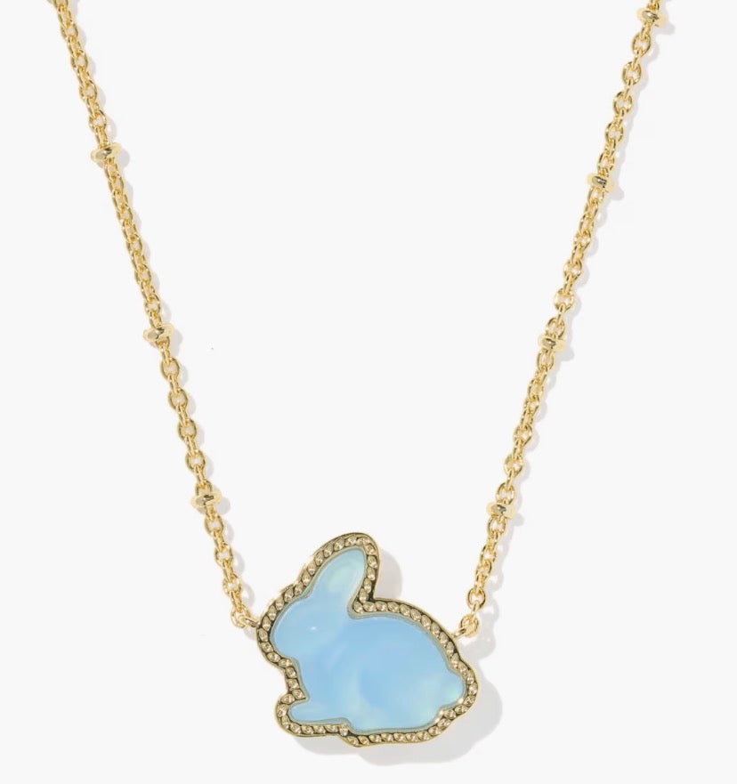 Bunny Pendant Necklace (2 colors)