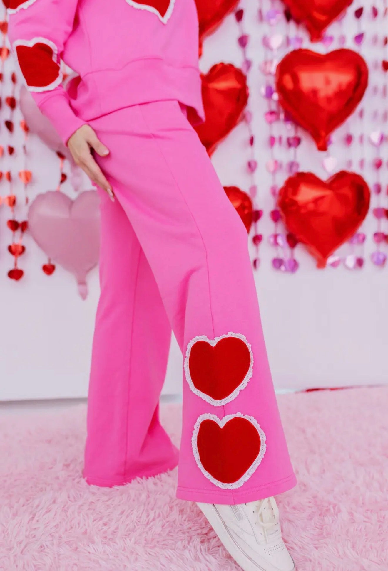 Doily Heart Pants