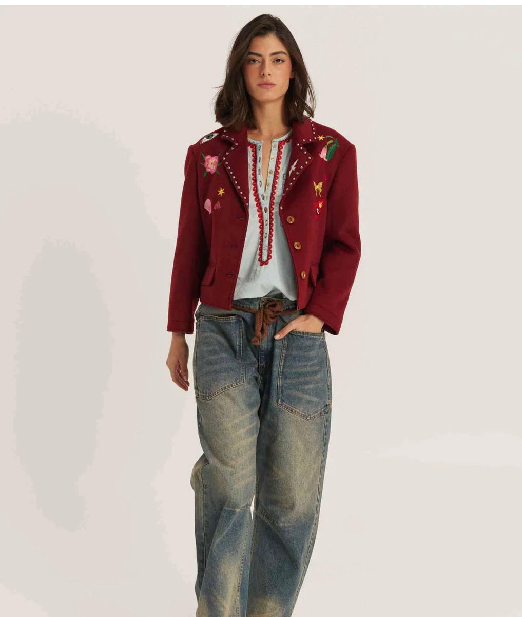 Heven Bordeaux Jacket