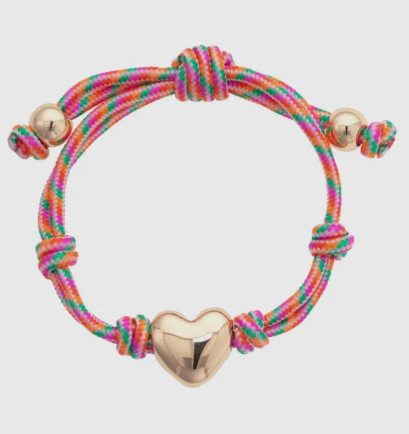 Blaine Puffy Heart Bracelet