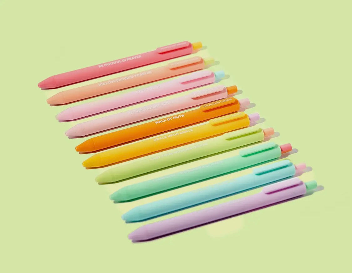 Faith Gel Pen Set 10 Pens