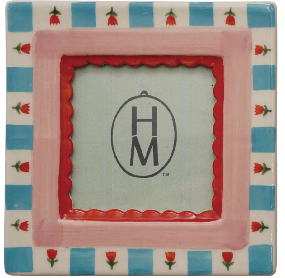 Stoneware Photo Frame- Assorted