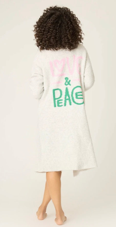 Love & Peace Sweater Cardigan