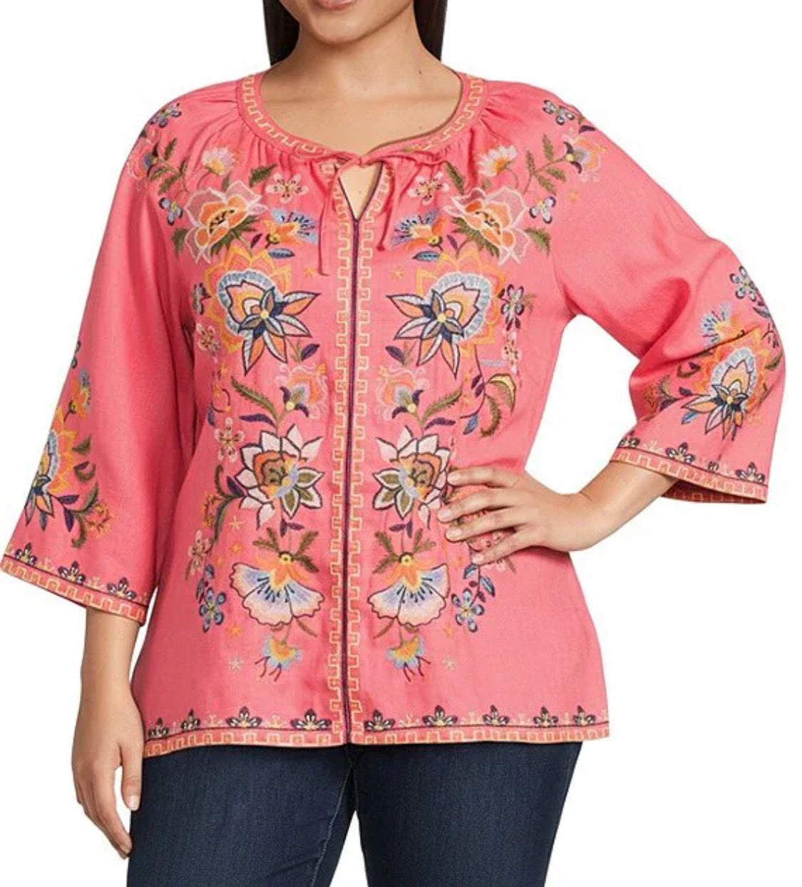 Blakely Embroidered Top