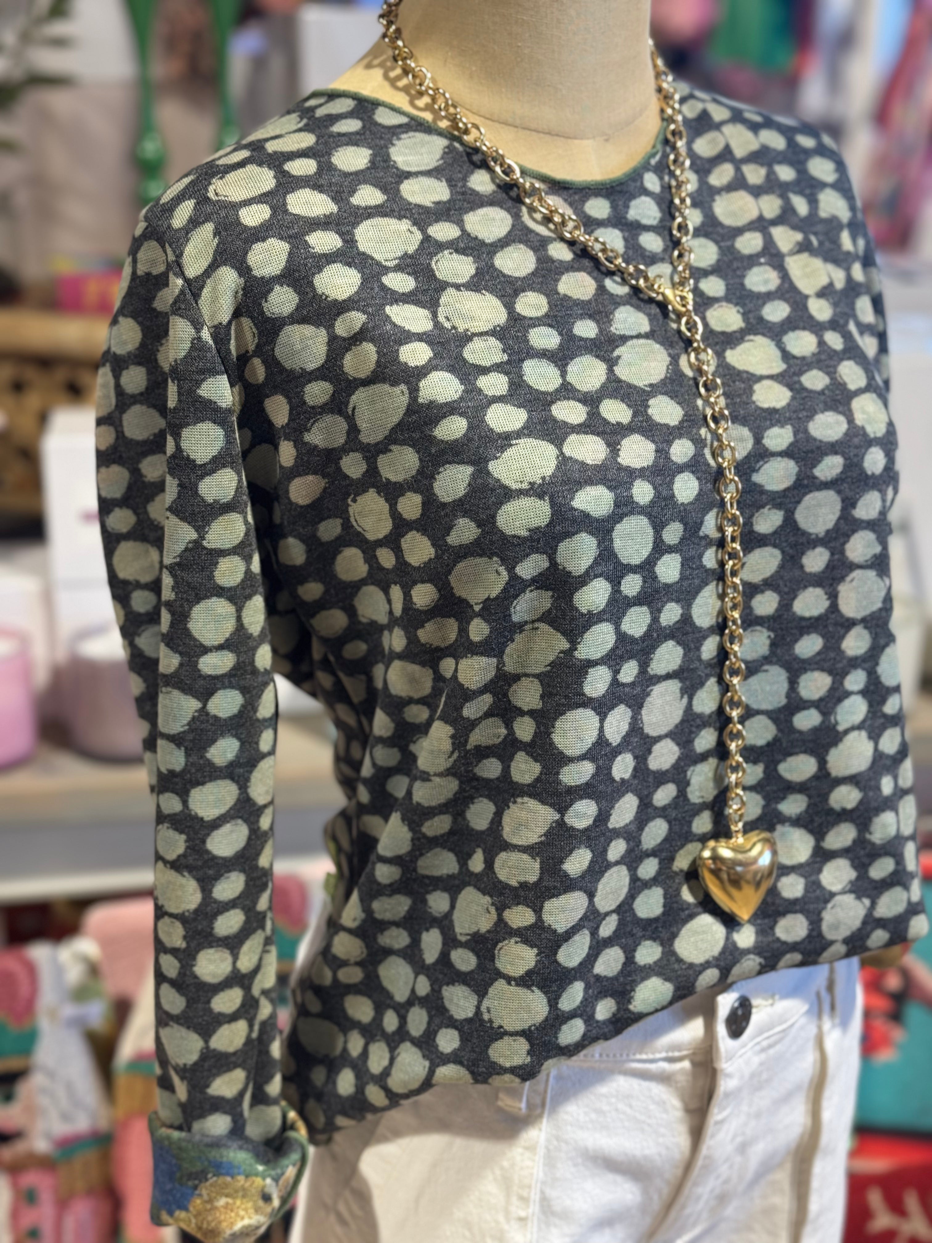 Floral Collage Reversible top
