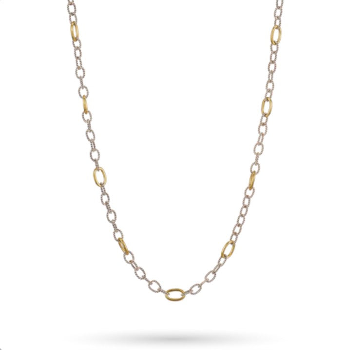 Twisted Link Chain Necklace