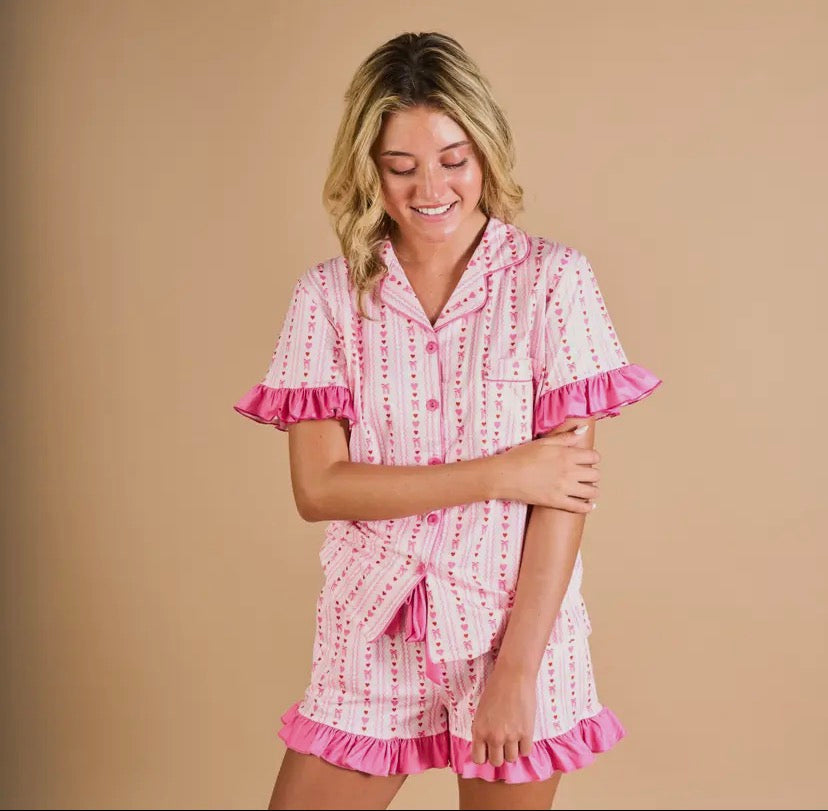 Oh So Lovely PJ Shorts Set