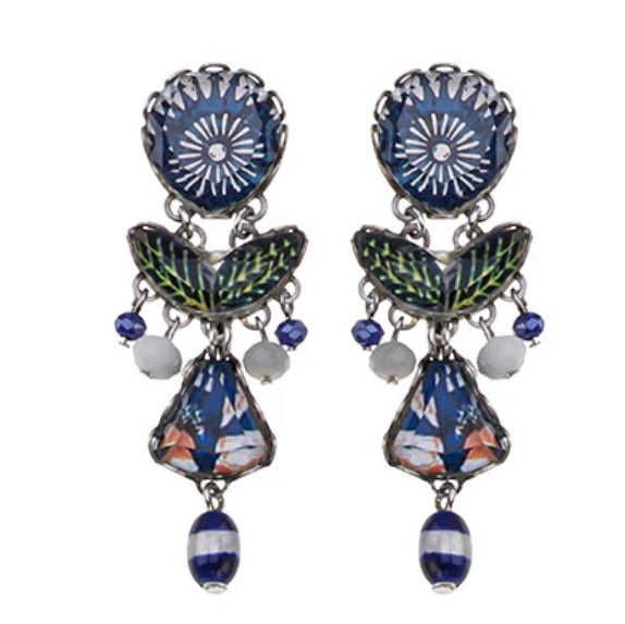 Blue Domes Earrings
