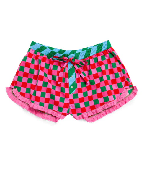 Checkered Boxer Shorts