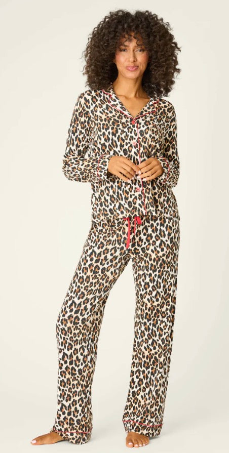Holiday Dreams Leopard Print Pants Set