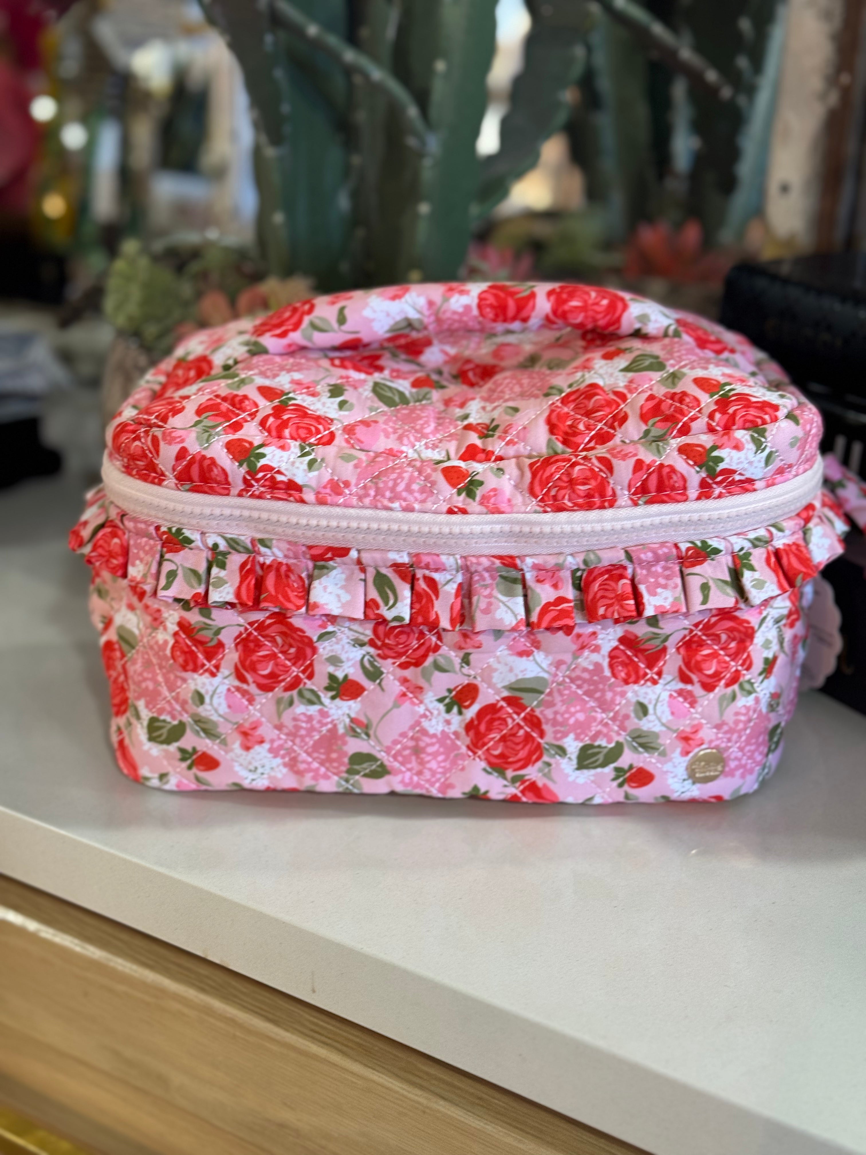Large Quilted Cosmetic Pouch (Assorted)