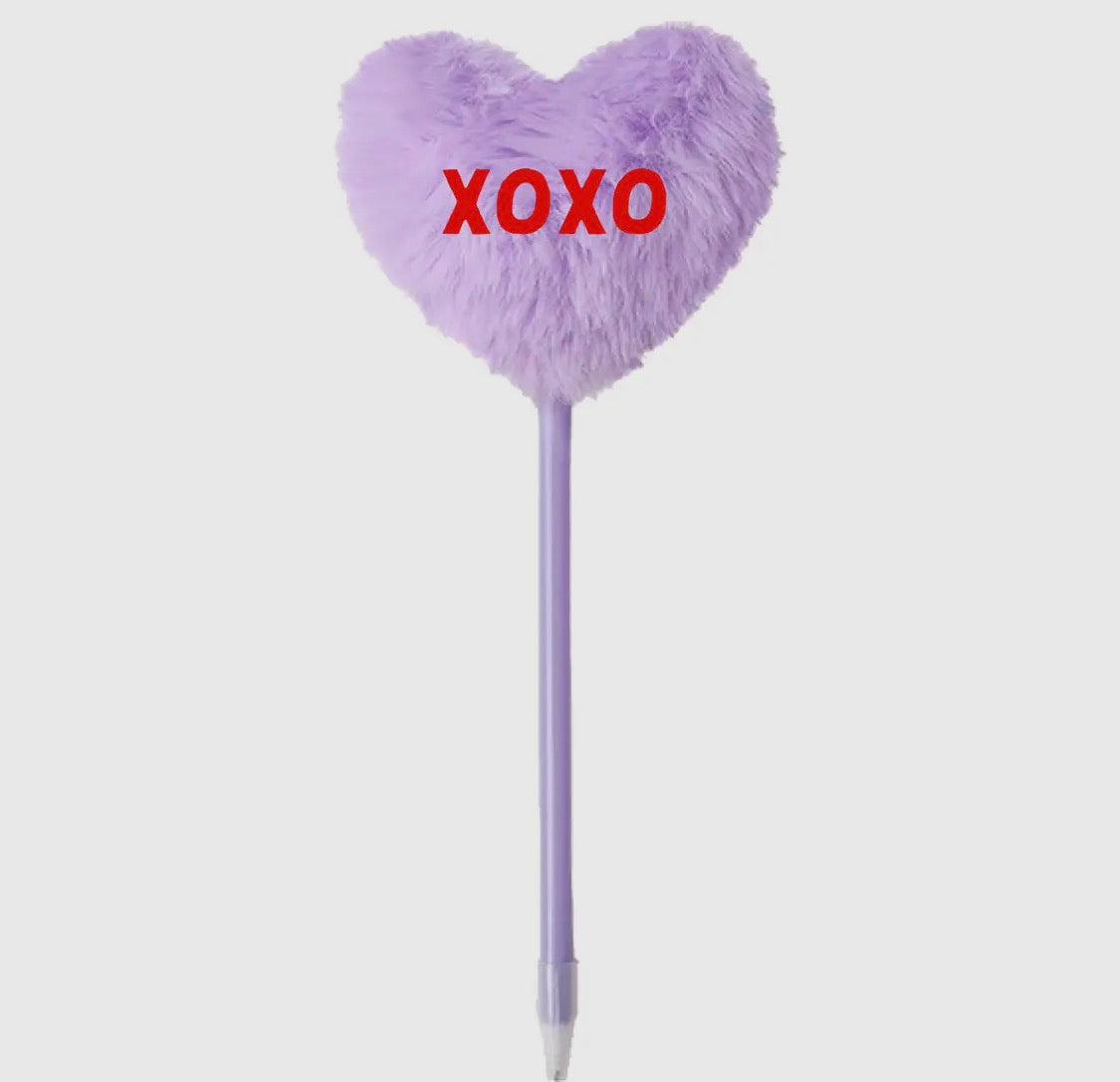 Valentine Fuzzy Pen