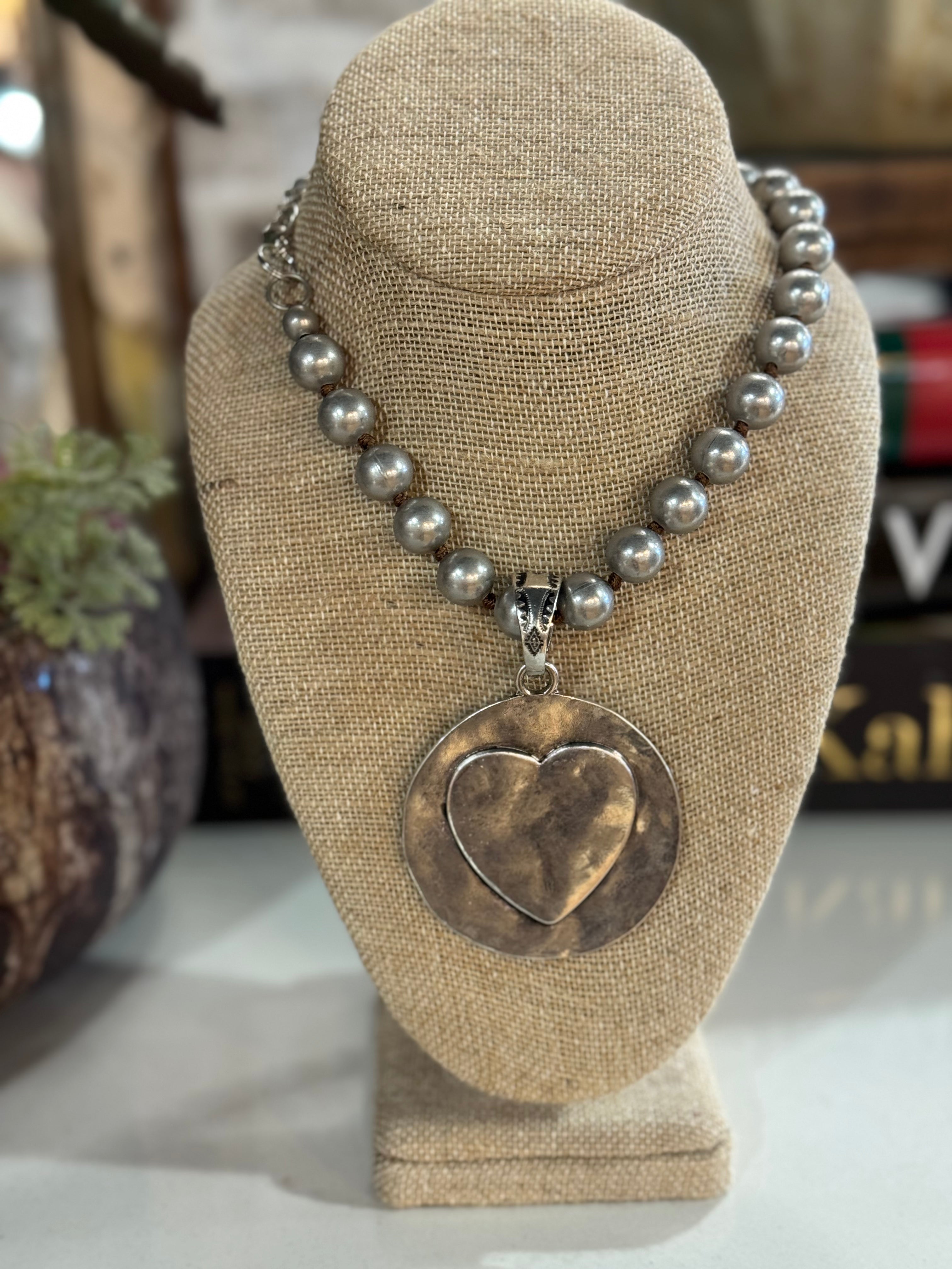 Heart Coin Necklace (Assorted)