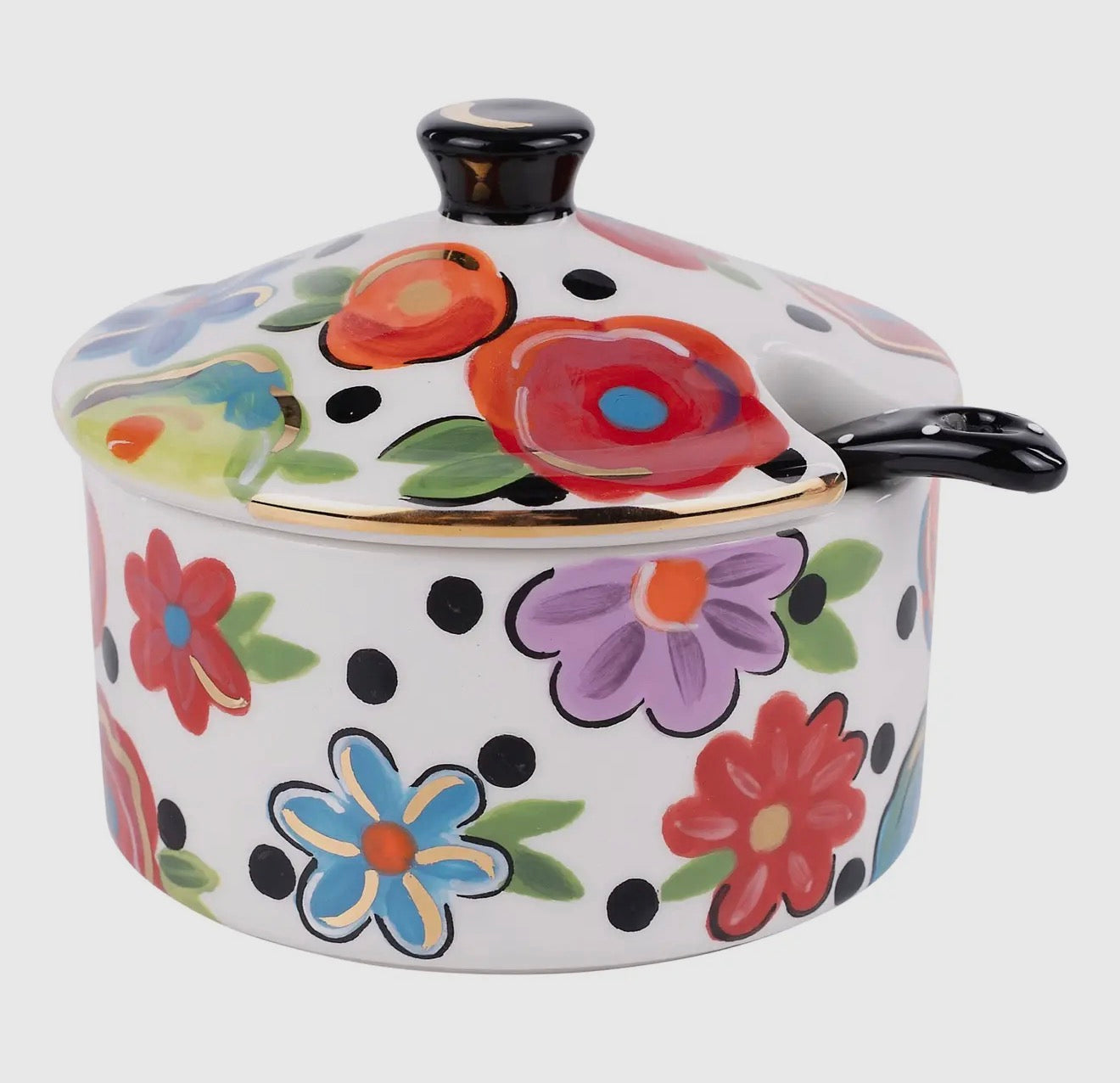 Floral Salt Dish