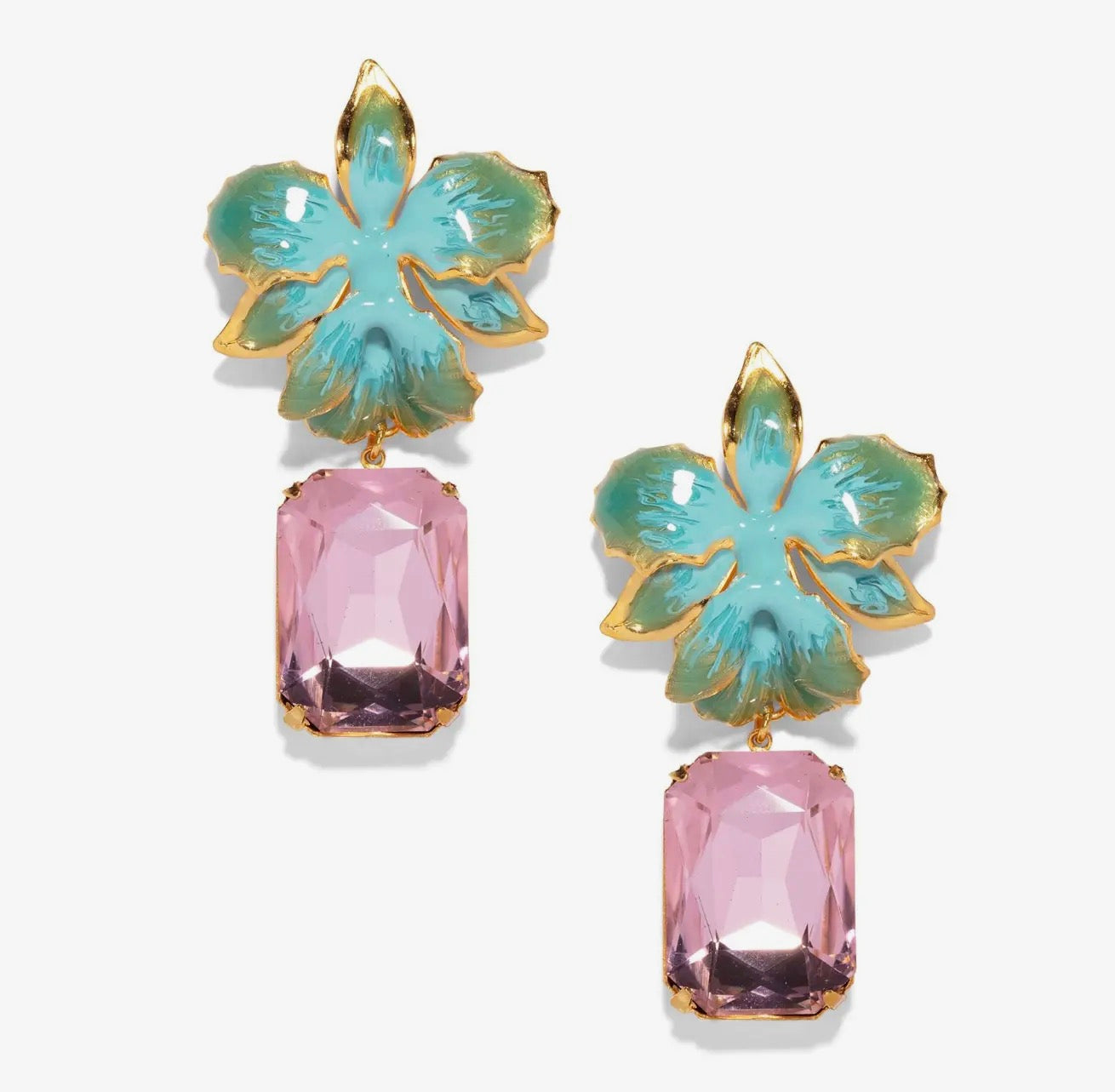 Tropical Orchid Earring