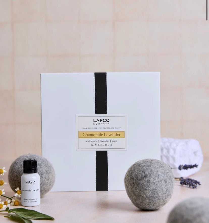 Dryer Ball & Laundry Oil Set - Chamomile Lavender