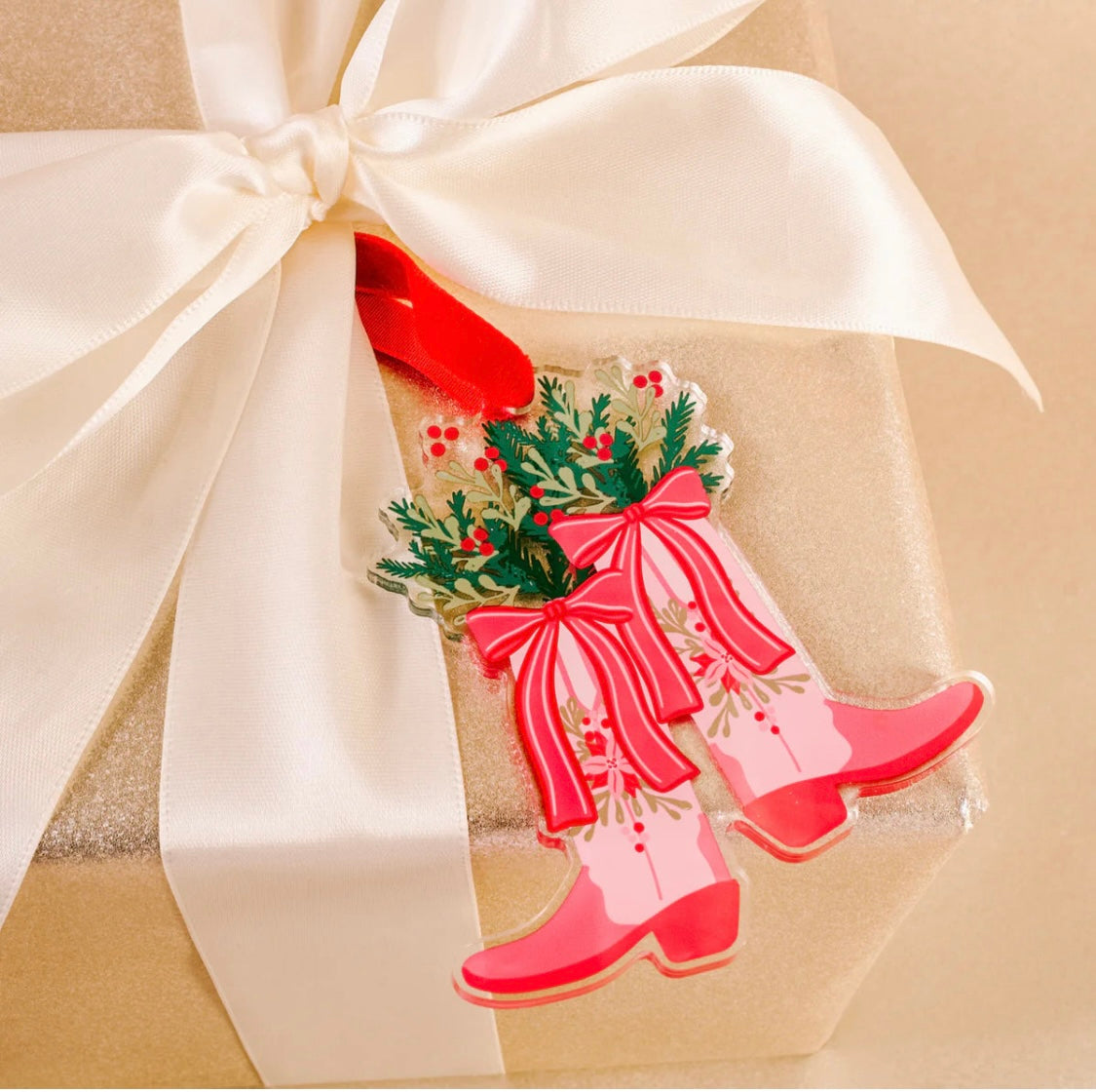 Cowgirl Boots Ornament
