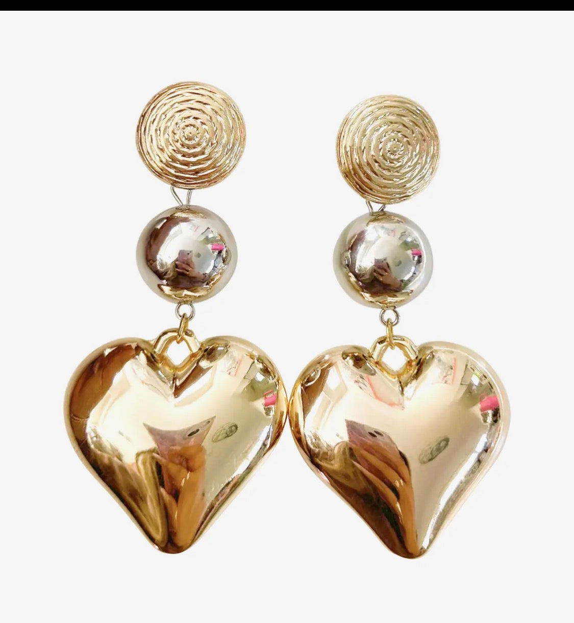 Vivian Heart Earrings