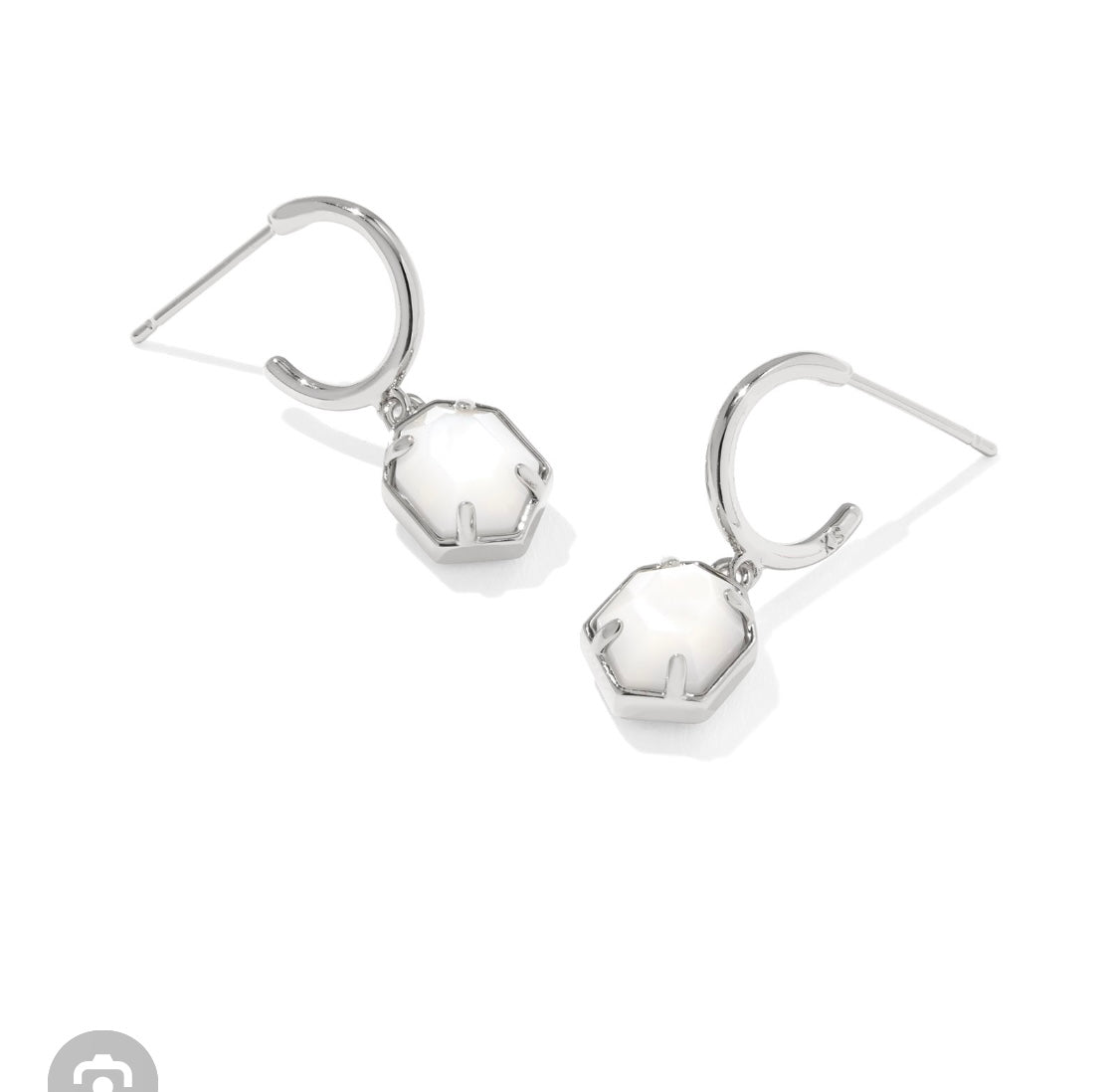 Tomon Silver Huggie Earrings