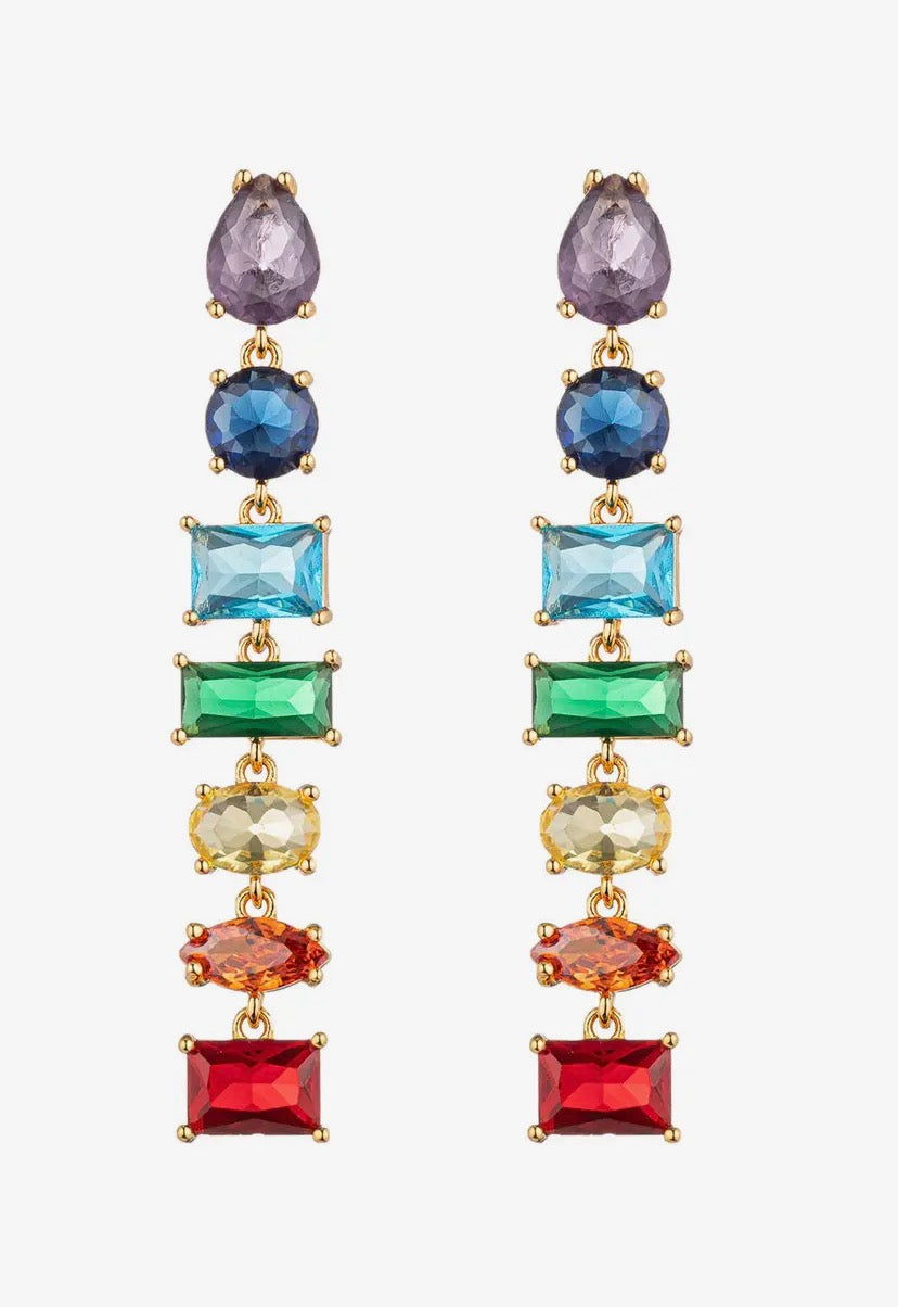 Lisa Multicolor Drop Earrings