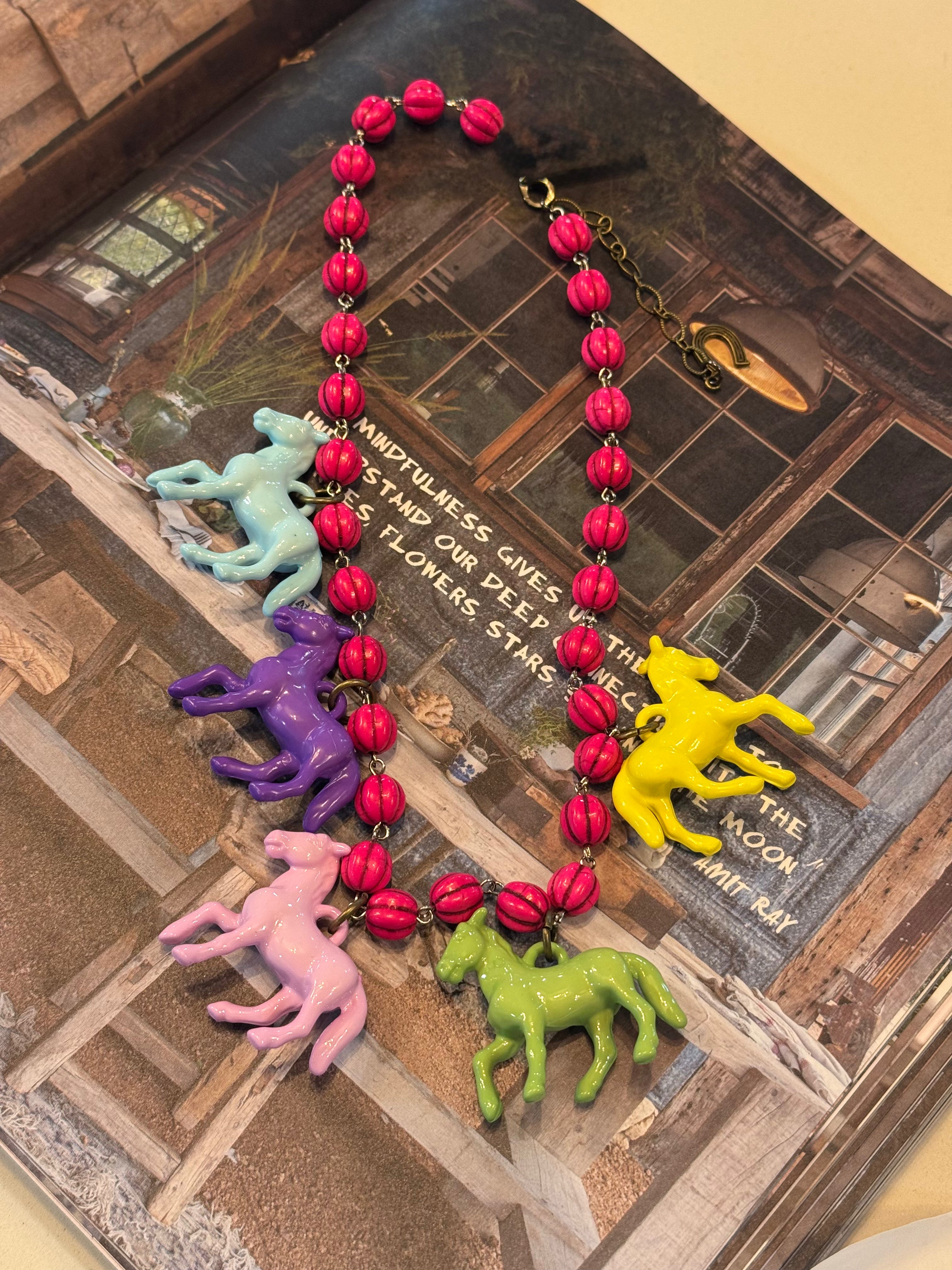 Pony Horse Club Necklace