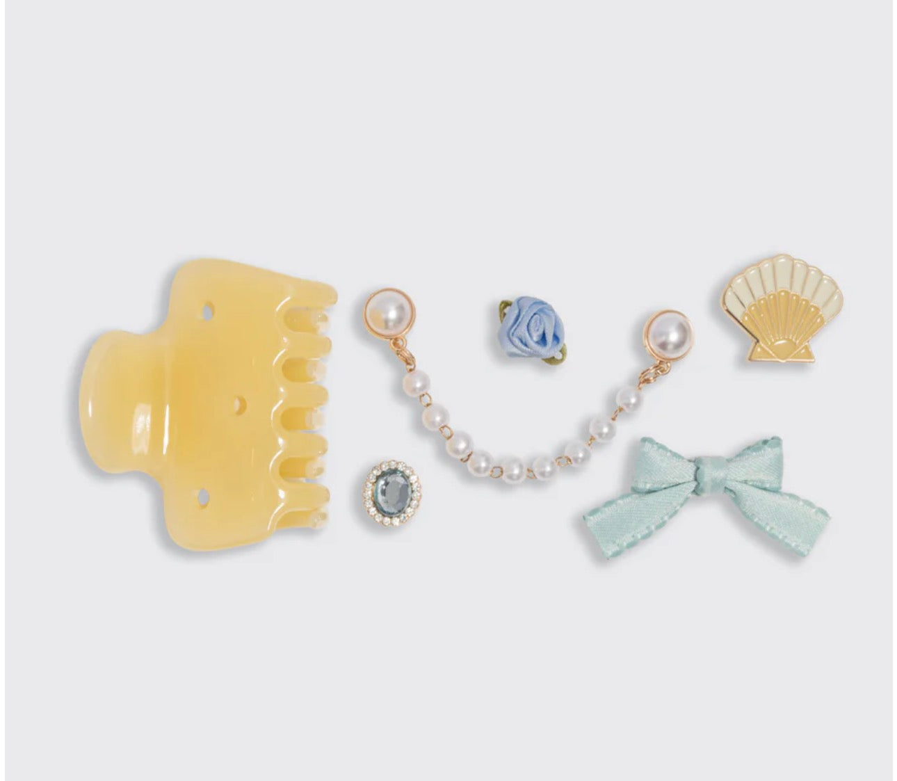 Cloud Clip & Charms Set