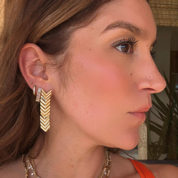 Lani Chevron Earring