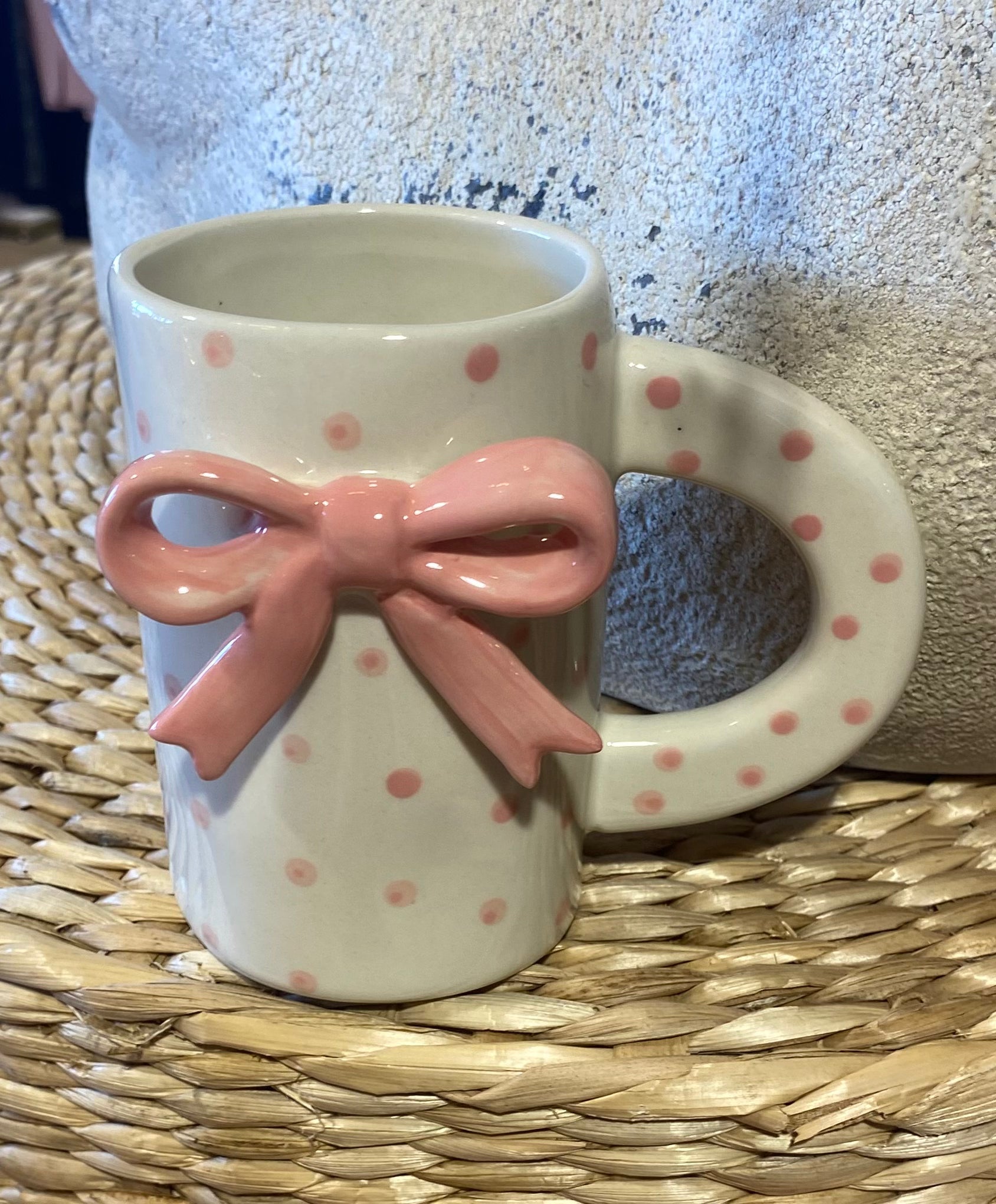 Ceramic Bow Mug