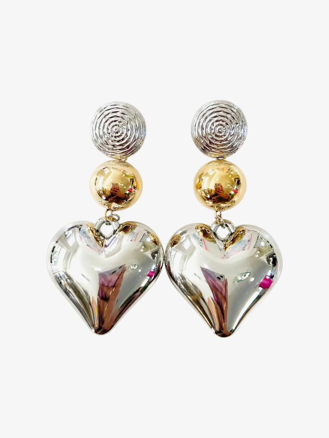 Vivian Heart Earrings