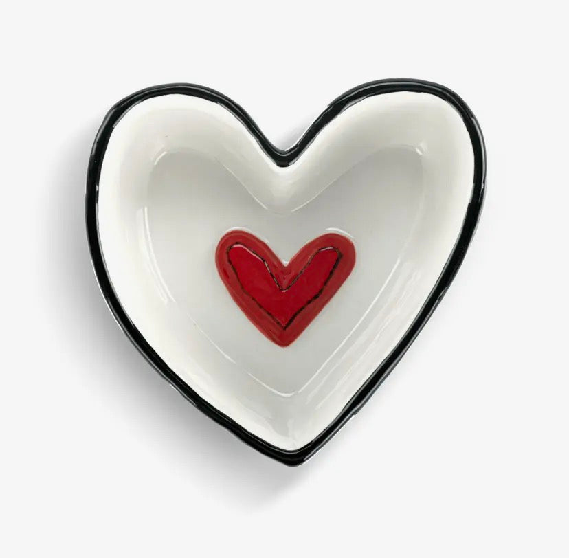 Small Red Heart Dish