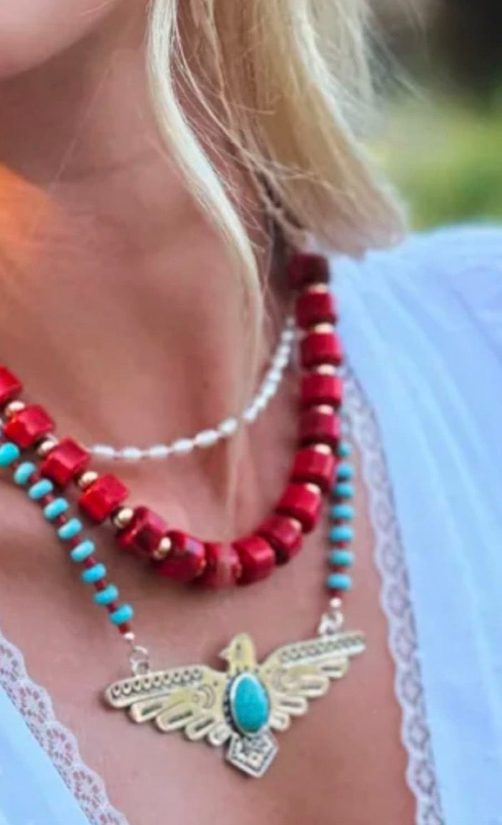Ruby Bubble Necklace