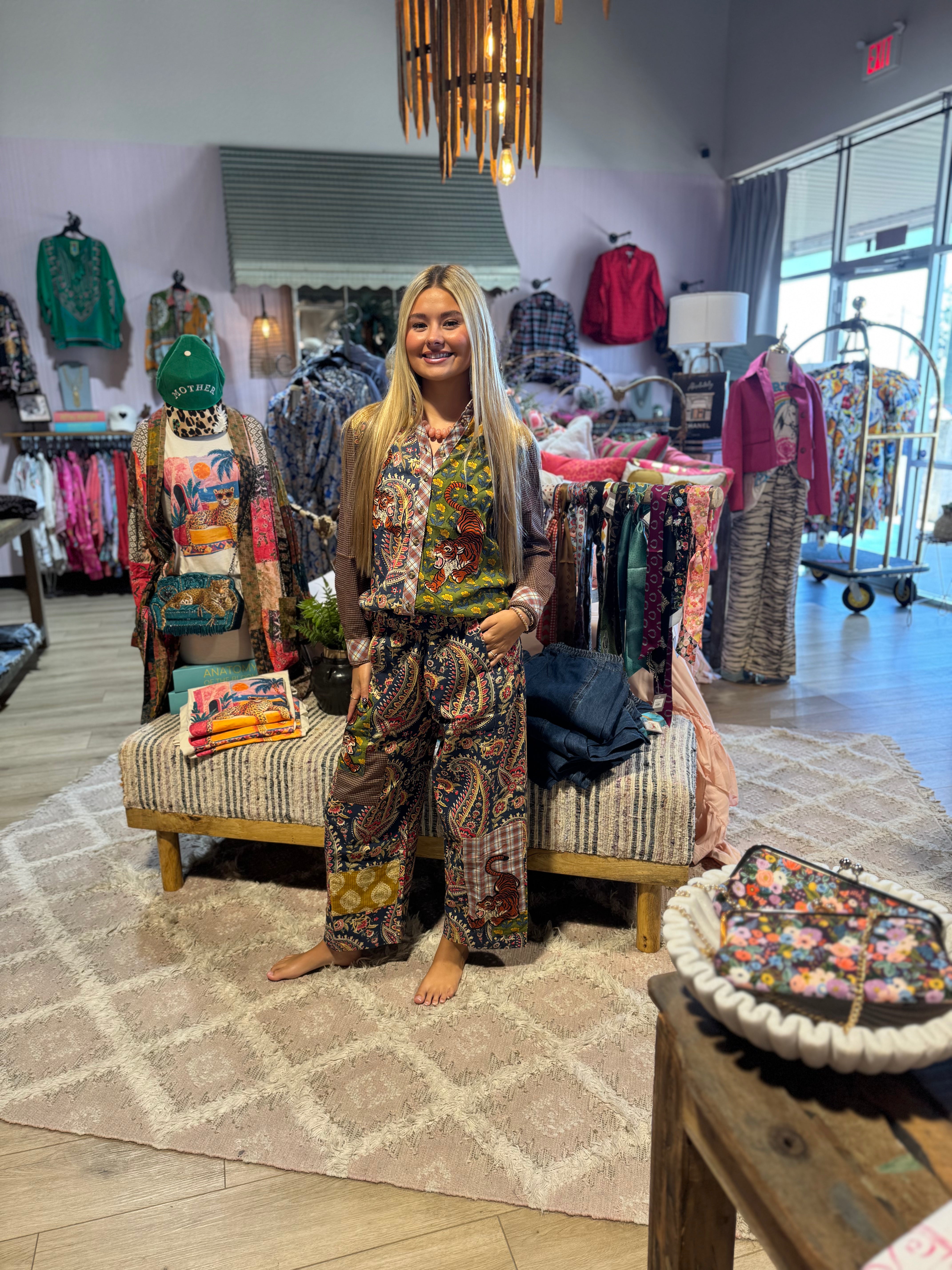 Tiger Patch Pant Set ( sold separately)