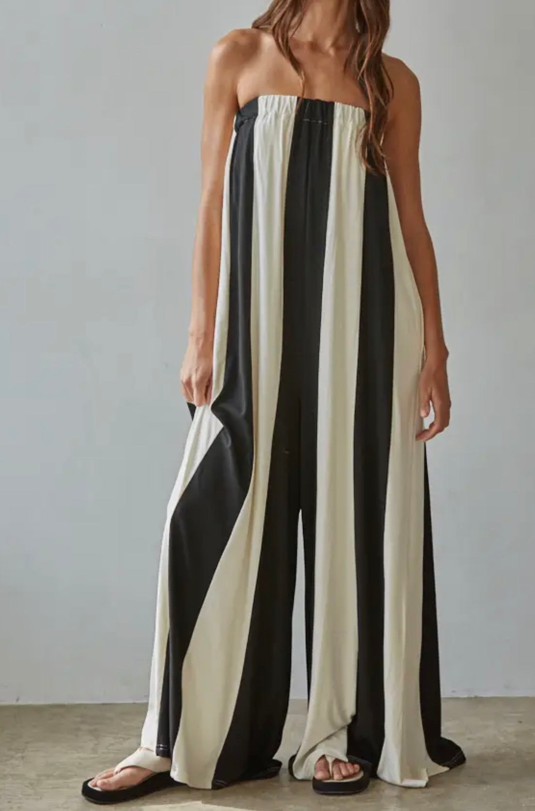 Stripe Jumpsuit***