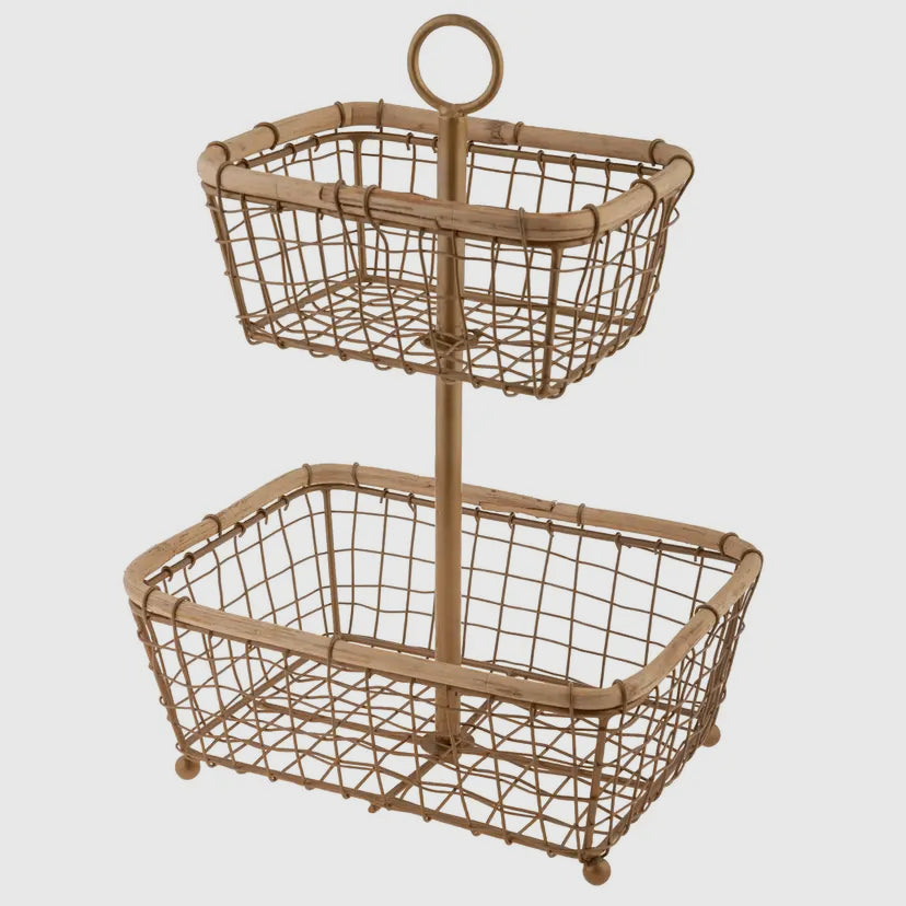 2-Tier Metal Stand