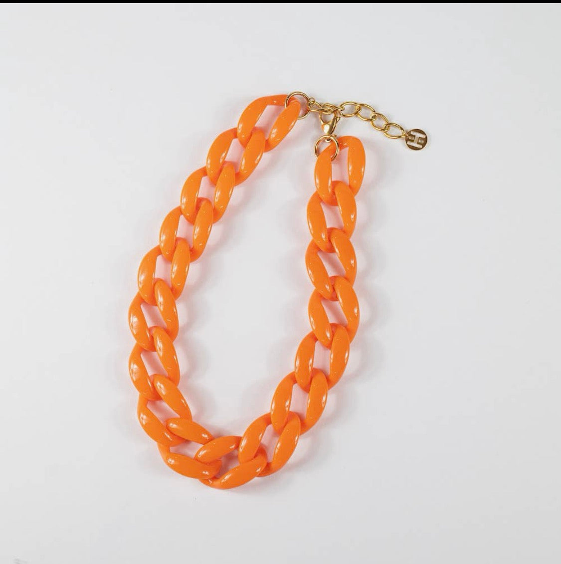 Chunky Resin Link Necklace- Assorted