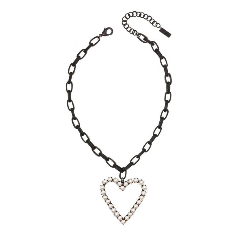 Pearl Heart Necklace