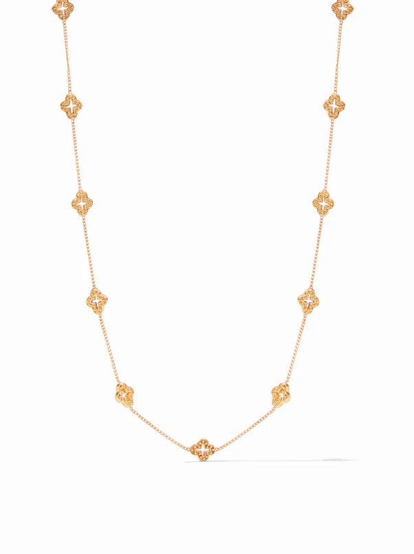 Florentine Demi Delicate Station Necklace