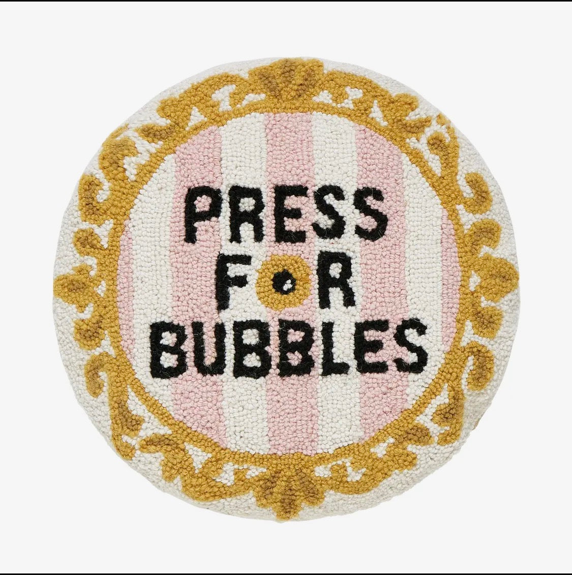 Press For Bubbles Pillow