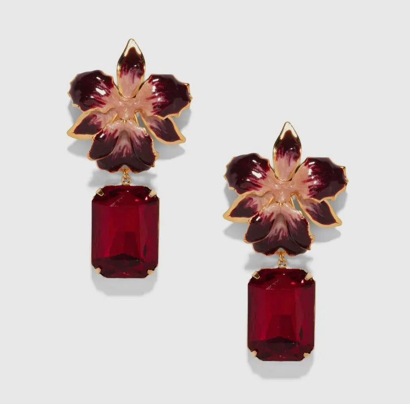 Vanilla Orchid Earrings-2 Colors